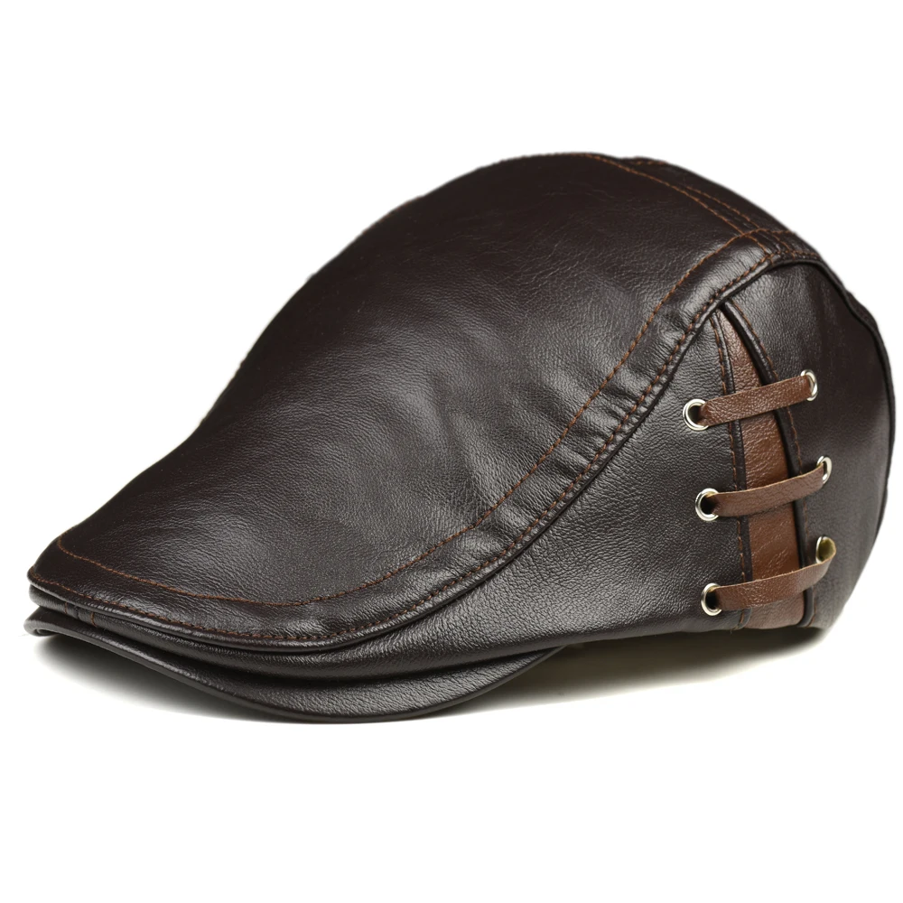

New European and American fashion men's caps with personalized perforated straps design for autumn and winter outing all-match c