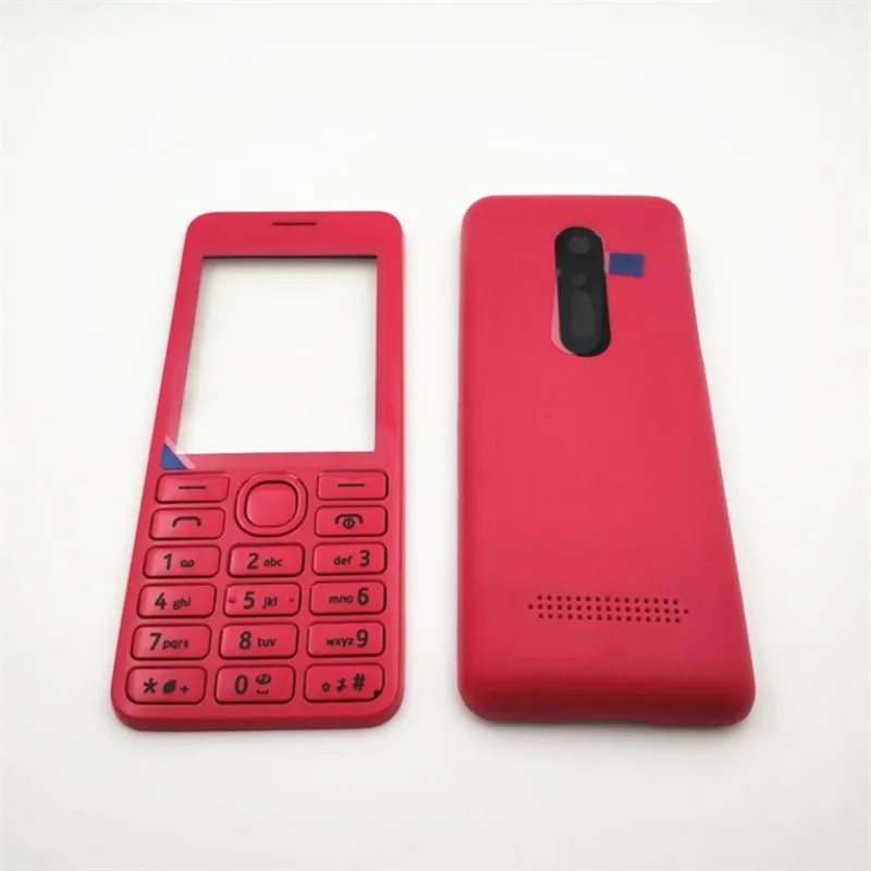 10 шт./лот полный корпус для Nokia Asha 206 2060 дверная рамка + задняя крышка аккумулятора