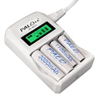 Зарядное устройство с 4 слотами для батарей AAAAA, умное быстрое зарядное устройство с ЖК-дисплеем для батарей 1,2 в AAAAANi-MHNiCdNiMh