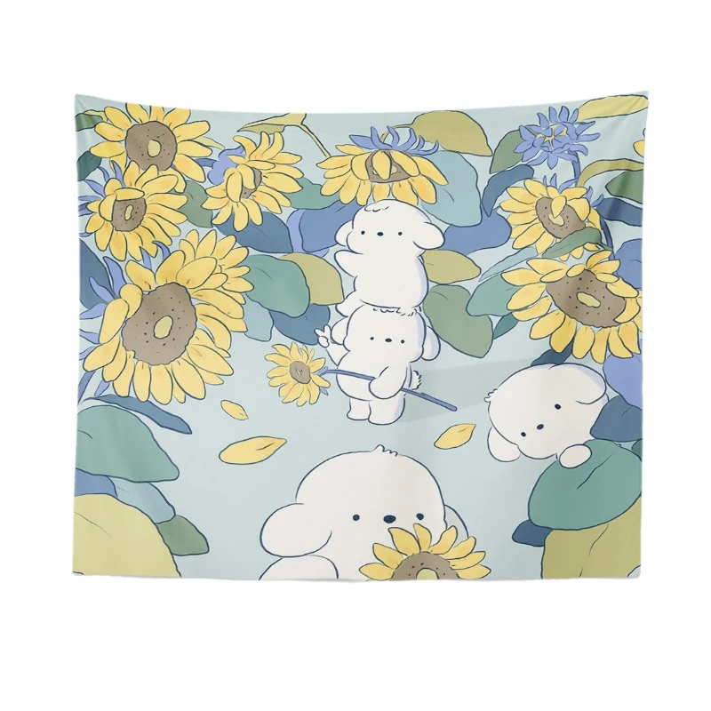 Гобелен красивый мультяшный фон для фотосъемки ткань спальни съемной комнаты