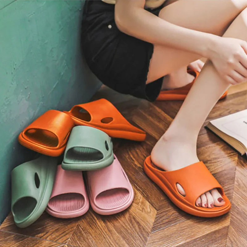 

Fashion Summer Slides Women Slippers Non-Slip Flip Flops Eva Outdoor Beach Sandals Men Ladies Couple Lovers Shoes