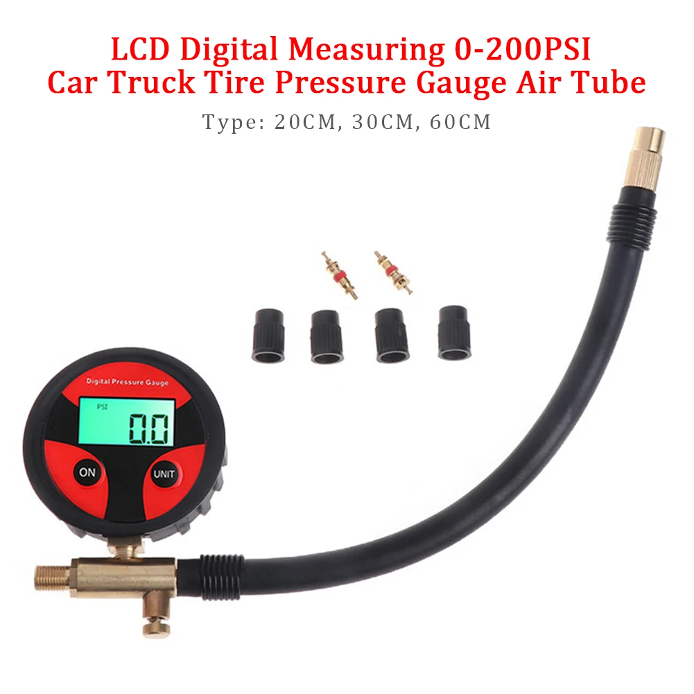 Измеритель точности 0-200PSI измерительный мотоцикл Прочный портативный