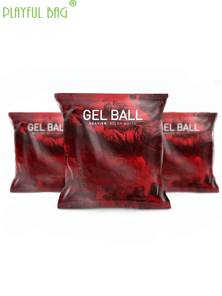 Игрушка молочно белая Водяная бомба утяжеленная пуля белое яйцо