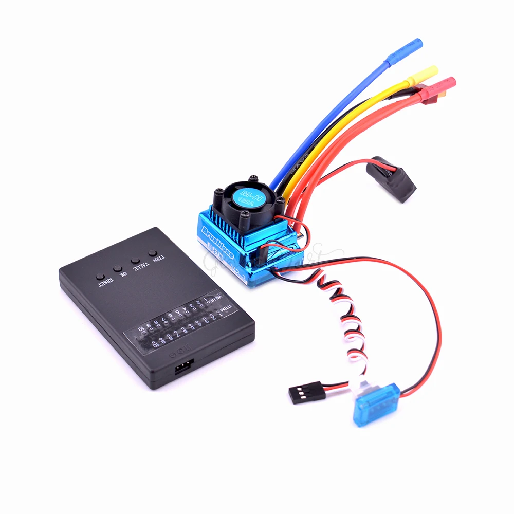 3650 3900kv 4300kv бесщеточный двигатель/45A 60A 80A 120A бесщеточный ESC электрический регулятор скорости пыленепроницаемый для 1:10 1/10 RC автомобилей