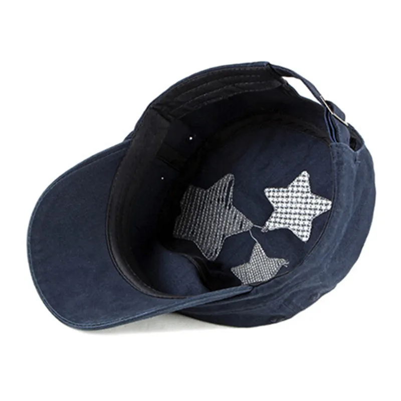 

SILOQIN Snapback Cap Adjustable Size Men's Navy Military Hats New Casual Cotton Hat Men Flat Cap Sports Caps Male Bone Dad's Hat
