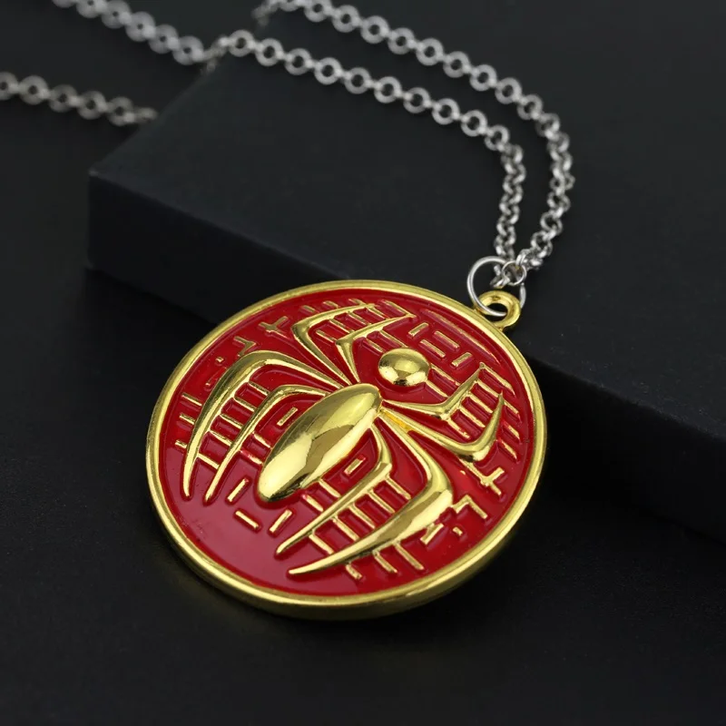 DC Shazam, ожерелье с подвеской в виде Супергероя человека-паука, модные украшения в стиле панк для мальчиков, вечерние украшения для детей