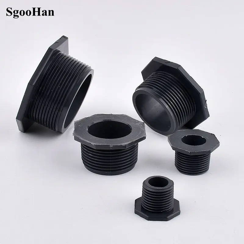

PVC Male Thread Bushing Fittings Garden Aquarium Gardening Irrigation Plumbing Greenhouse Plastic Quick Joint Adapter