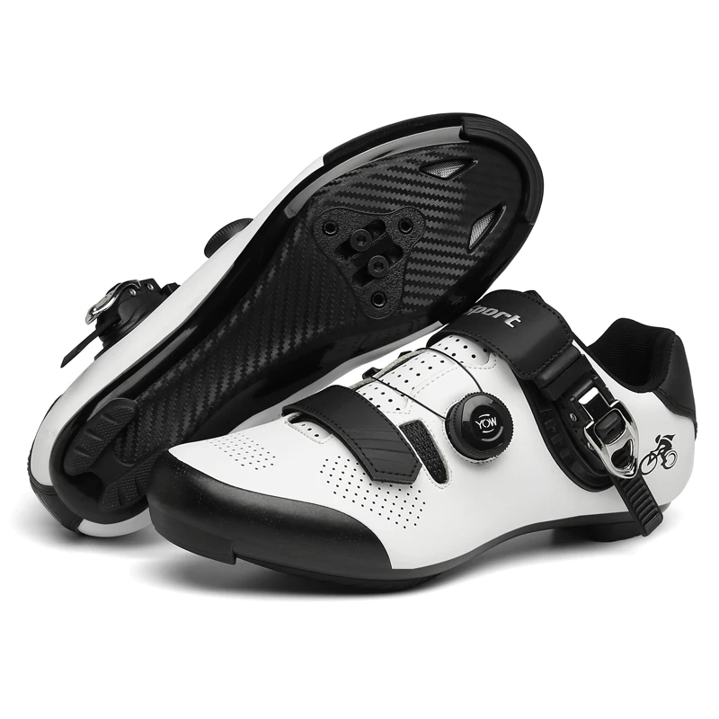 Cycling Sneakers MTB Shoes Men Flat Bicycle Speed Sneaker Road Bike Boots Cleats Shoes Spd Mountain Biking Footwear Self-locking