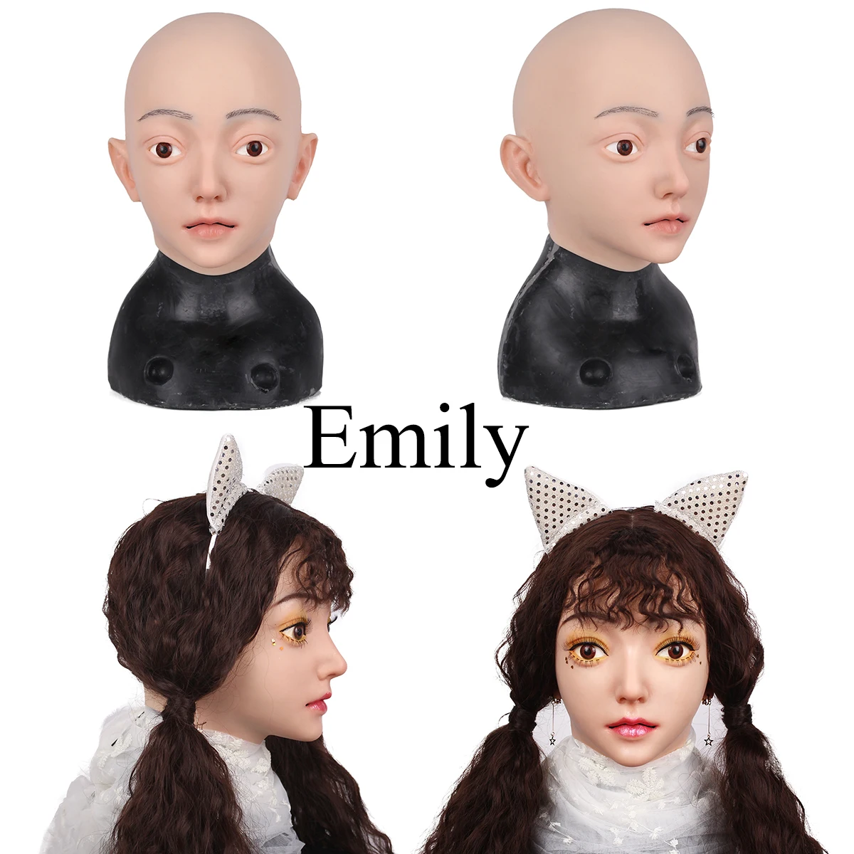 Для наращивания на всю голову маска для трансвеститов перетащите Queen