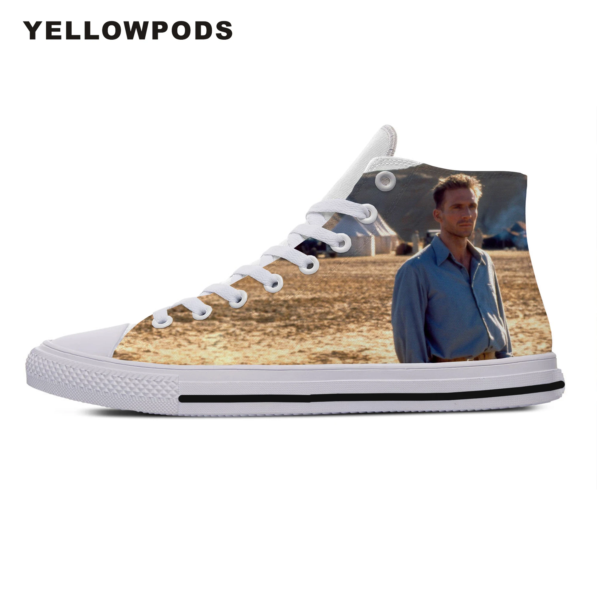 

Personality Men's Casual Shoes Hot Cool Pop Funny High Quality Handiness Ralph Fiennes Cute Cartoon Custom Sneakers White