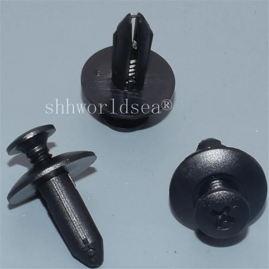 100 шт. аксессуары для интерьера, брызговики, крепежи, пряжка для Ford Chrysler W706092S300 6508197AA, автомобильный позиционер для брызговиков