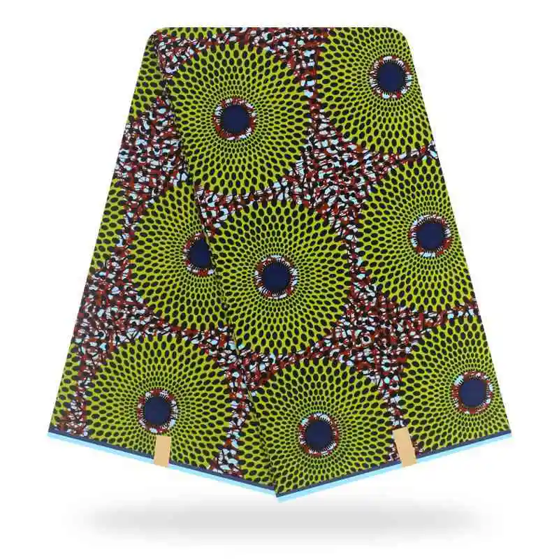 

S017Y African Fabric Printed Wax 2019 New Arrival New Design Soft Ankara Wax Print Fabric High Quality Nigerian 100% Cotton Wax
