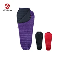 aegismax 2021 newest nano upgrade 700fp sleeping bag ultra dry white goose down splicing mummy ultralight hiking camping
