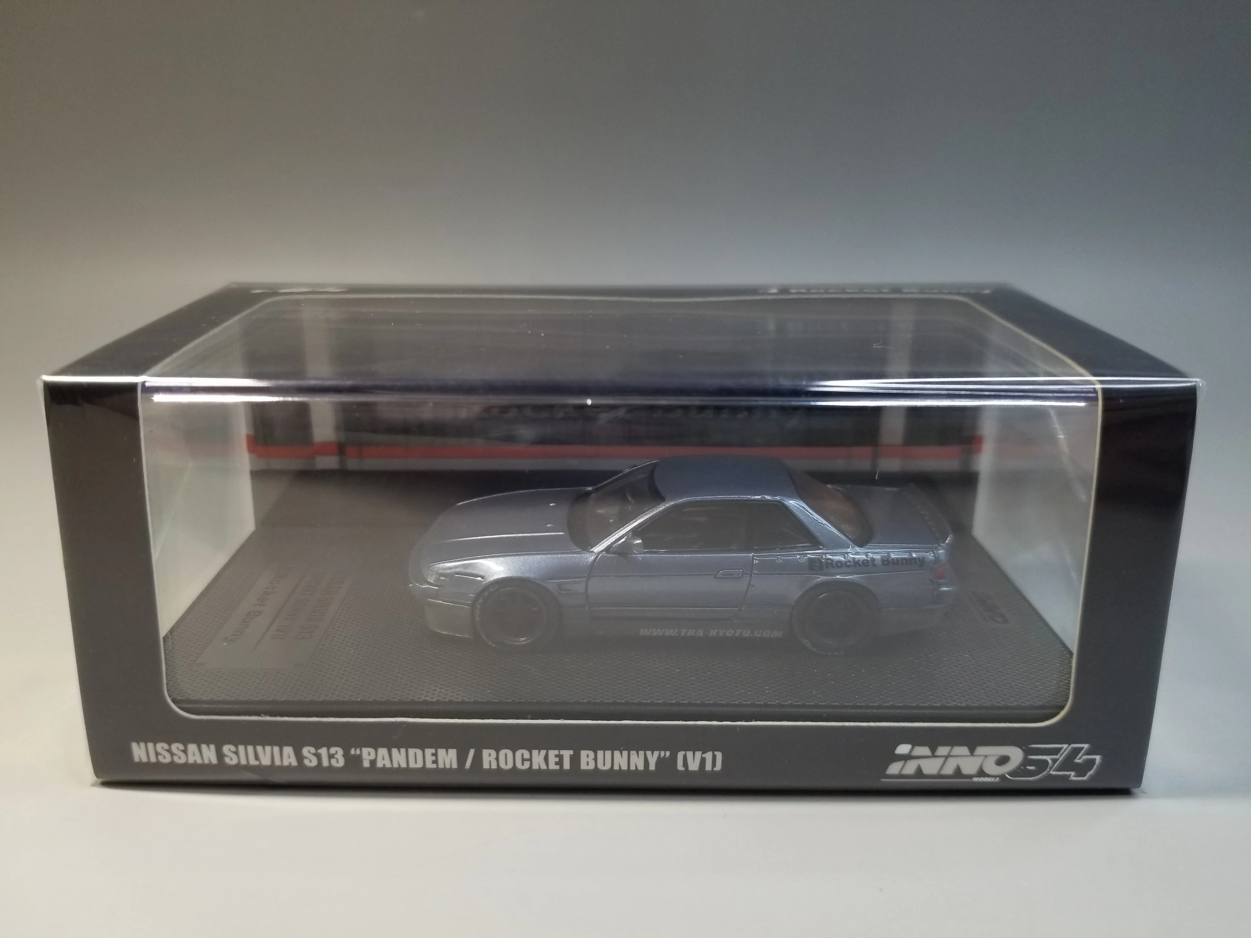 

Inno 1/64 Nissan Silvia S13 Rocket Bunny V1 IN64-S13V1-2TBG Die Cast Model Car Collection Limited
