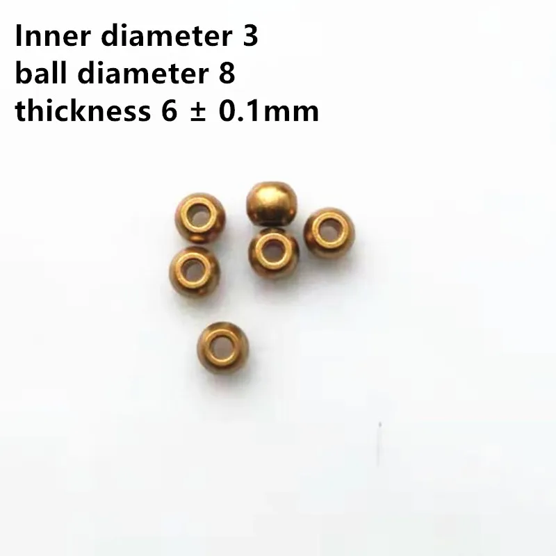 

10 шт. сферические подшипники 3x8x6 мм медного сплава