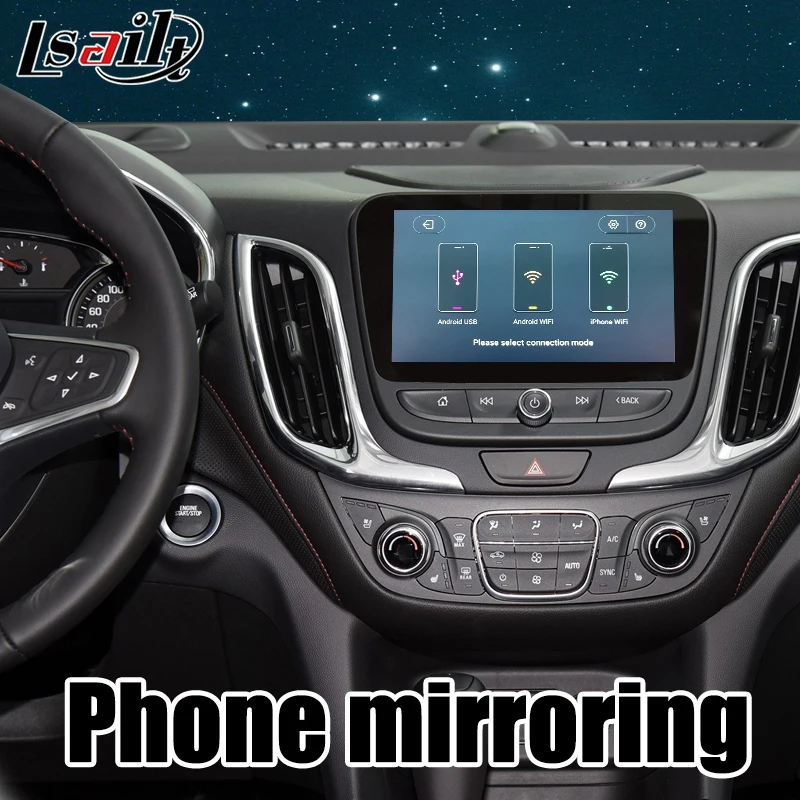 Видеоинтерфейс Lsailt CarPlay/Android для Chevrolet 2014 2019 года с GPS навигацией YouTube Netflix Equinox|android
