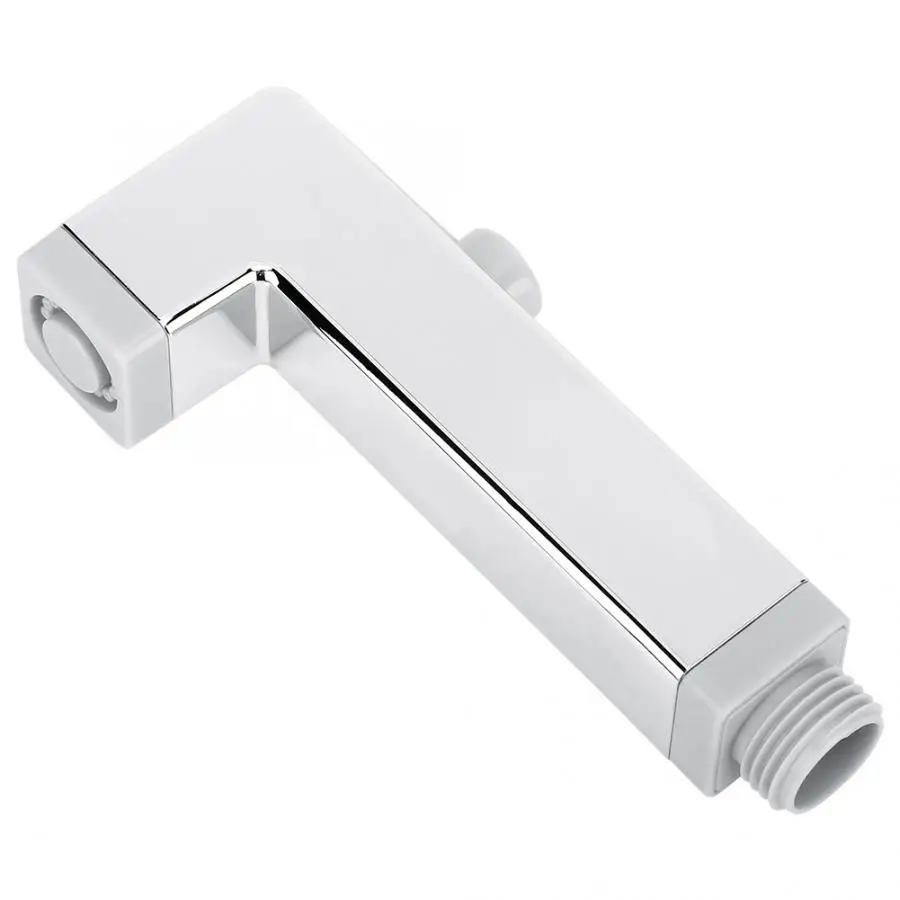 

G1/2" Handheld Toilet Bidet Faucet Sprayer ABS Electroplating Square Bidet Spray Head Bathroom Floor Cleaning Shower Head Nozzle