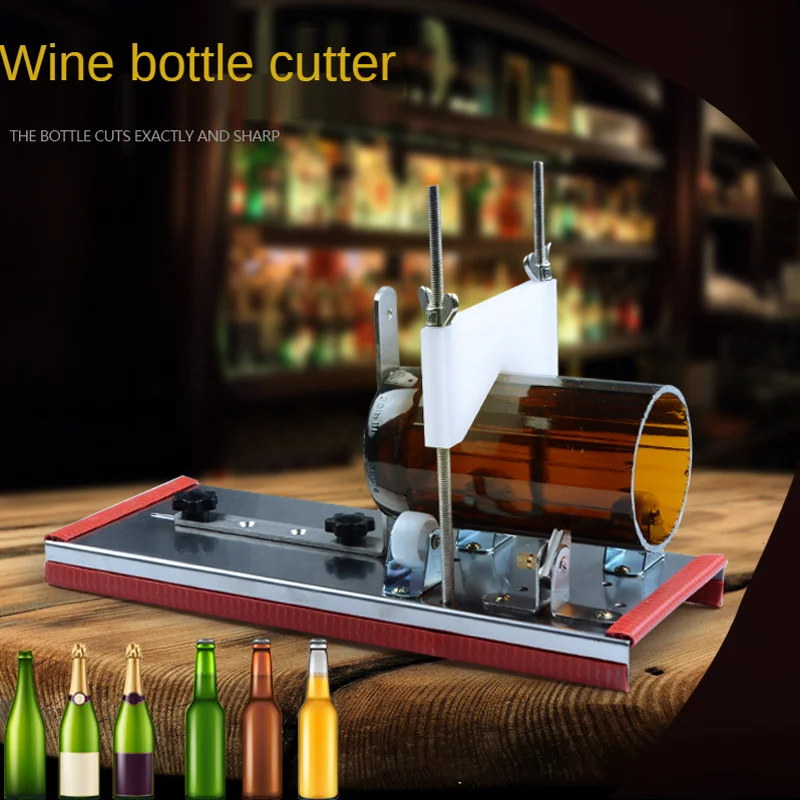 

Фреза регулируемых размеров, машина для резки металлических стеклянных бутылок для ремесла винных бутылок, бытовой инструмент для резки