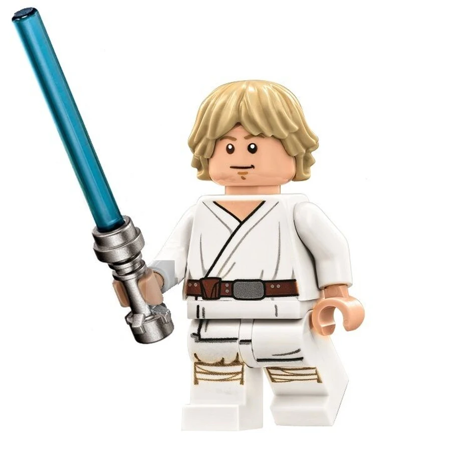 Singlesale Звездные Войны Изгой Один люк со световым мечом Yuda Дарт Вейдер C 3PO minifig