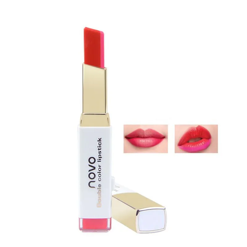 1 шт. макияж Двойной градиент губная помада блеск для губ корейский эффект два