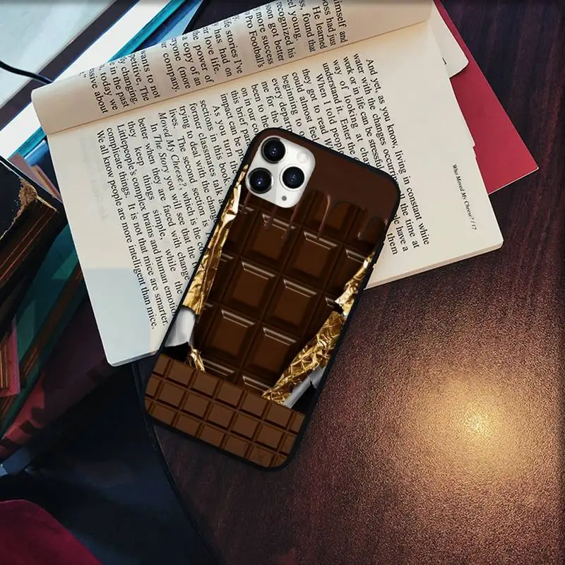 

Russian chocolate ice cream art Phone Case for iPhone 11 12 pro XS MAX 8 7 6 6S Plus X 5S SE 2020 XR Soft silicone Shell Cover