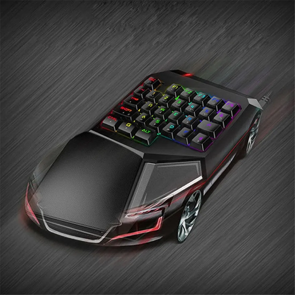 Delux мини-клавиатура T9 Plus профессиональная Механическая игровая Проводная клавиатура игровая мышь 12000 dpi компьютерные мыши для ноутбука PC Gamer