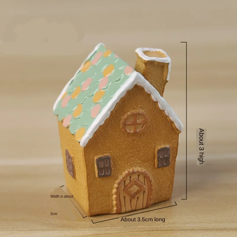 Европейский стиль мини микро пейзаж маленький дом украшение из смолы креативное