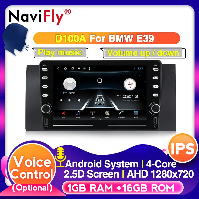 Автомобильный радиоприемник IPS DSP 4G LTE Android видео мультимедийный плеер для BMW X5 E39 E53