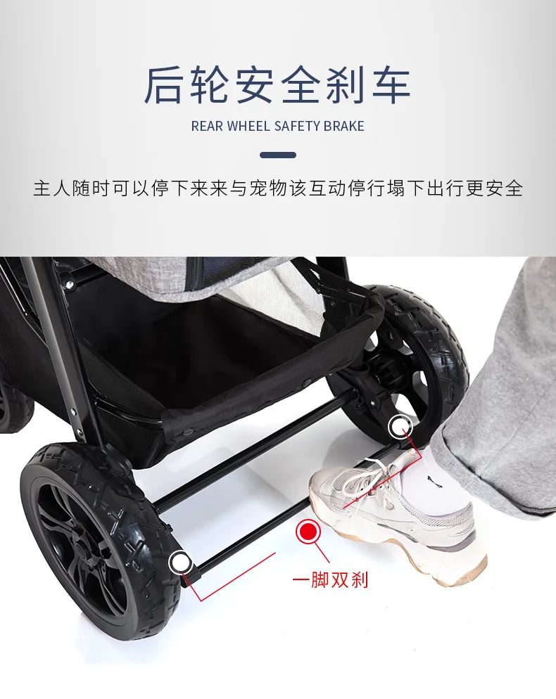 Розовый Большие Ошейники для коляски высокое качество собака коляска собака транспортер: 4-х колесных исходящих расходные материалы коробки для хранения переноска большой подшипник ступицы колеса для детей до 20 кг по самой низкой цене