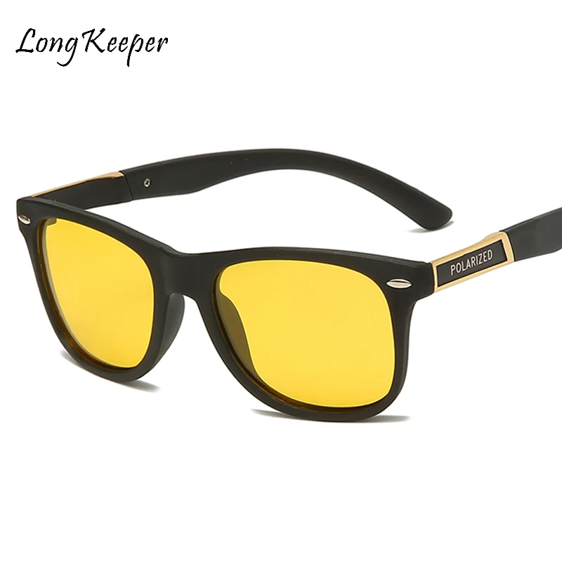 

Длинные очки ночного видения, мужские поляризованные солнцезащитные очки для вождения, женские желтые линзы, спортивные очки для рыбалки, с...