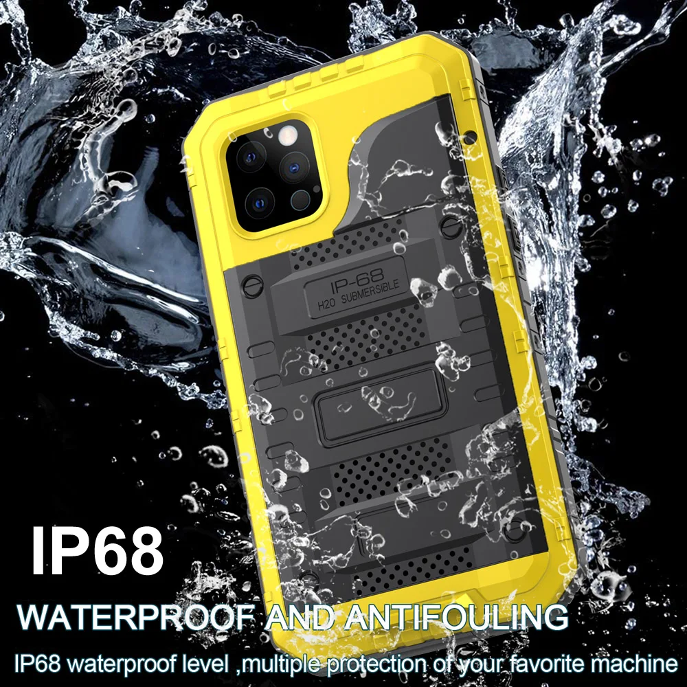 

IP68 WaterProof Case For Coque iphone 12 Pro Max Water proof Cover On iphone 12 mini under water 11 pro Max Full Protection Case