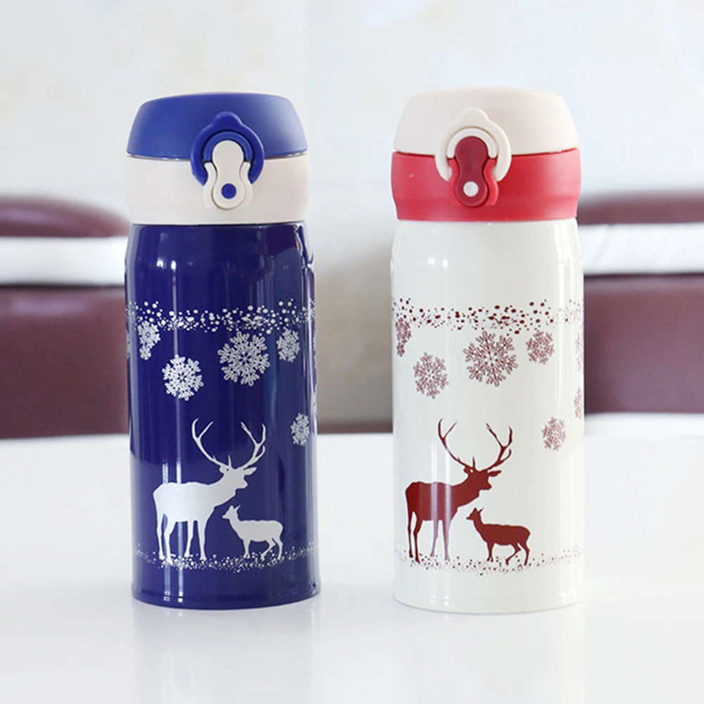 Термосы Из Нержавеющей Стали термосы с мультяшными животными для офиса бутылка