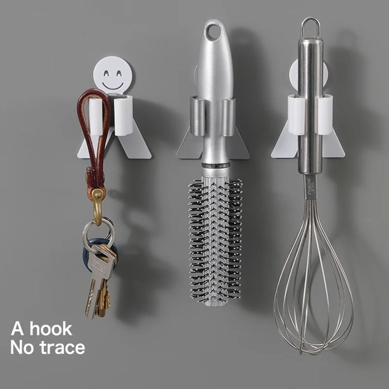 1 предмет с улыбающимся лицом Швабра Метла держатель стойки Удар Бесплатная