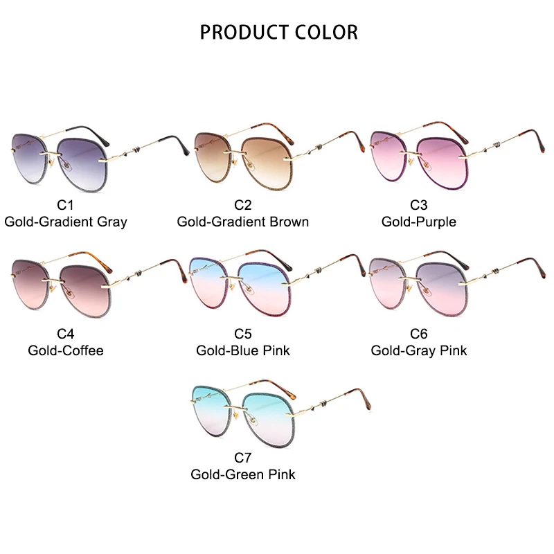 Женские солнцезащитные очки в стиле пилота ROYAL GIRL Винтажные Солнцезащитные без