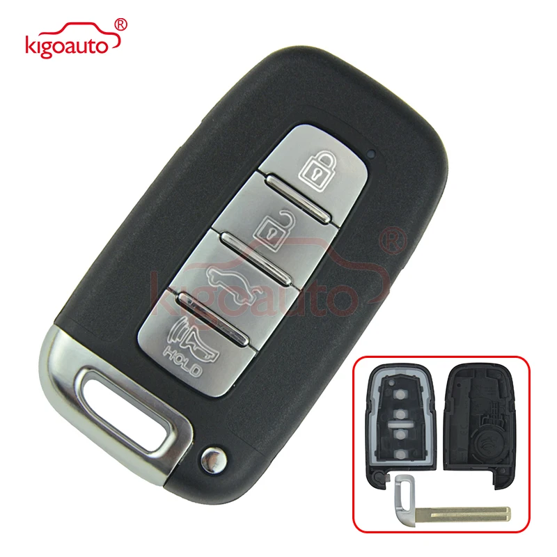 

Kigoauto Smart key case shell for Hyundai IX35 I30 Control Fob 4 button key replacement cover
