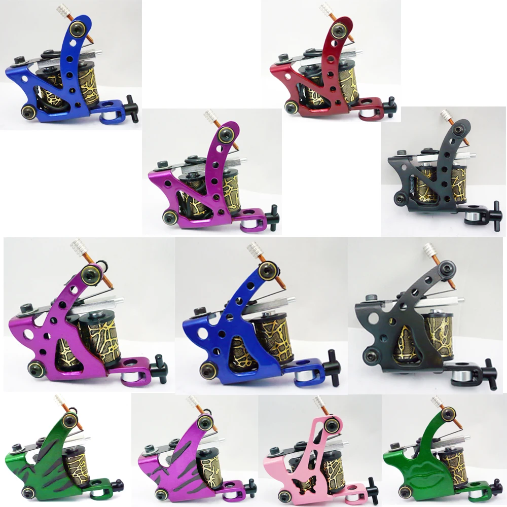 10 бородавок в рулонах тату-машинка ротационный моторный лайнер шейдер для