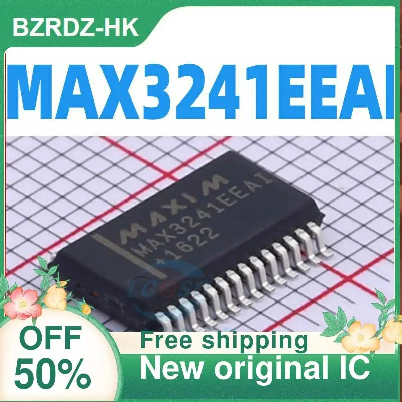 

2-10PCS/lot MAX3241EEAI MAX3241 SSOP28 RS232 New original IC