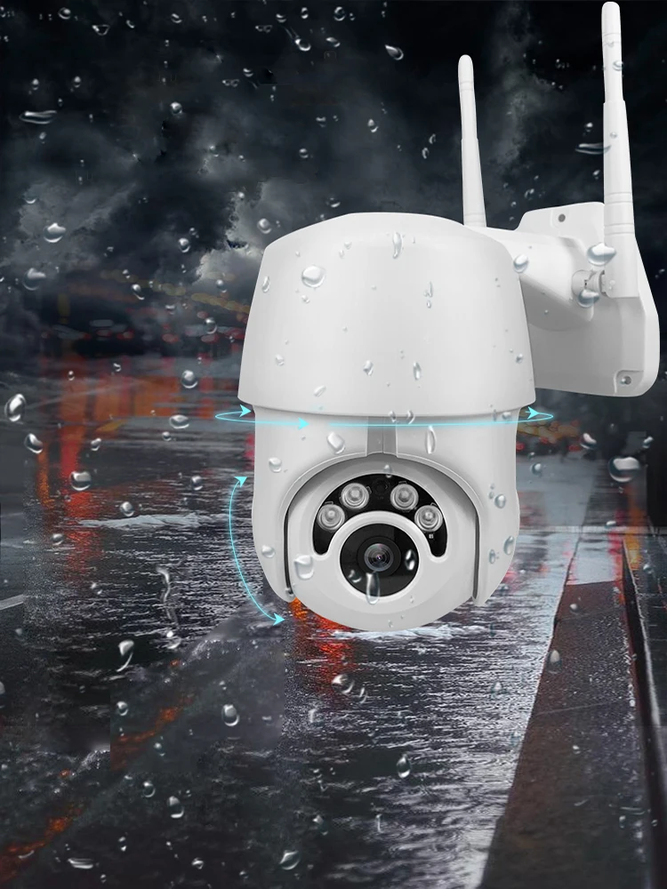 

1080P HD network WIFI camera human body tracking outdoor night vision waterproof dome remote video surveillance ip camera