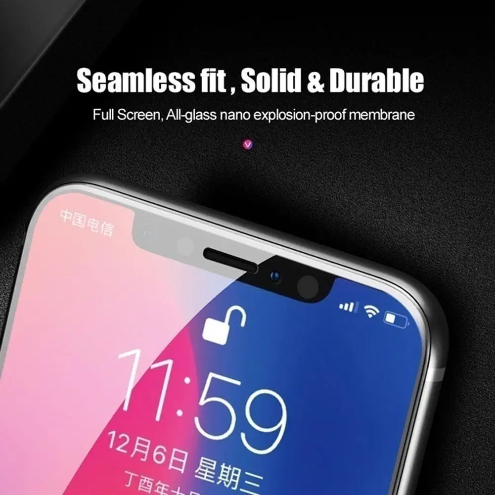 10d full cover tempered glass phone screen protector film for iphone 11 pro max mobile phone parts free global shipping