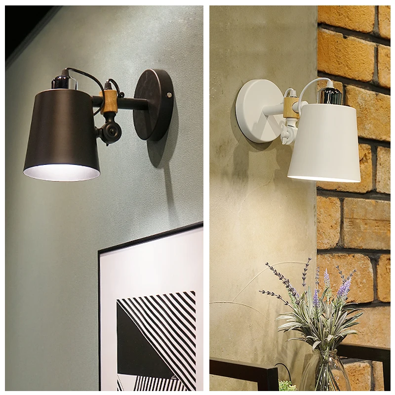 Креативные Настенные светильники в скандинавском стиле металлические бра для