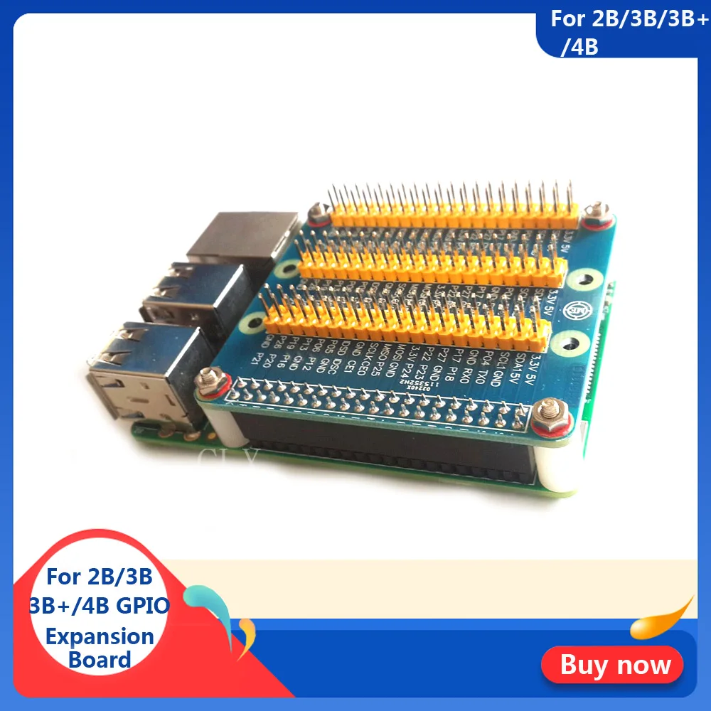 

Raspberry Pi GPIO Extension Board 1 to 3 40 Pin GPIO Module for Orange Pi PC Raspberry Pi 4B/3B+/3B Raspberry Pi Zero W/1.3