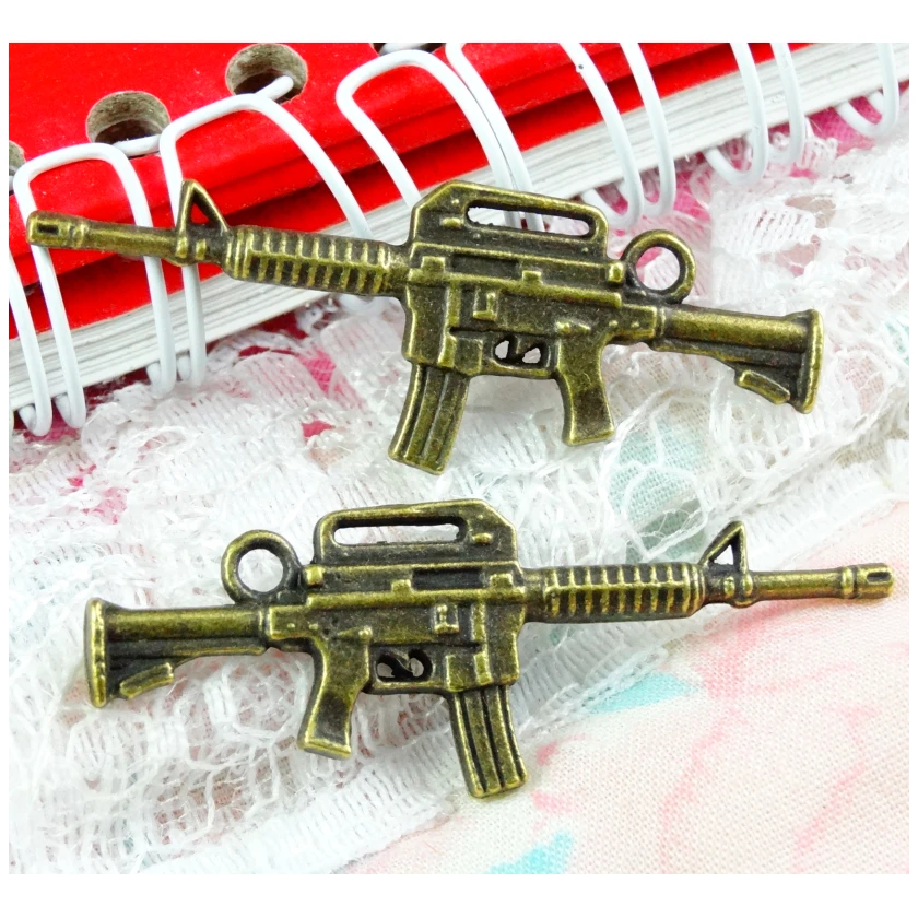 Подвеска с бронзовым покрытием под старину, 45x16 мм, 25 шт.