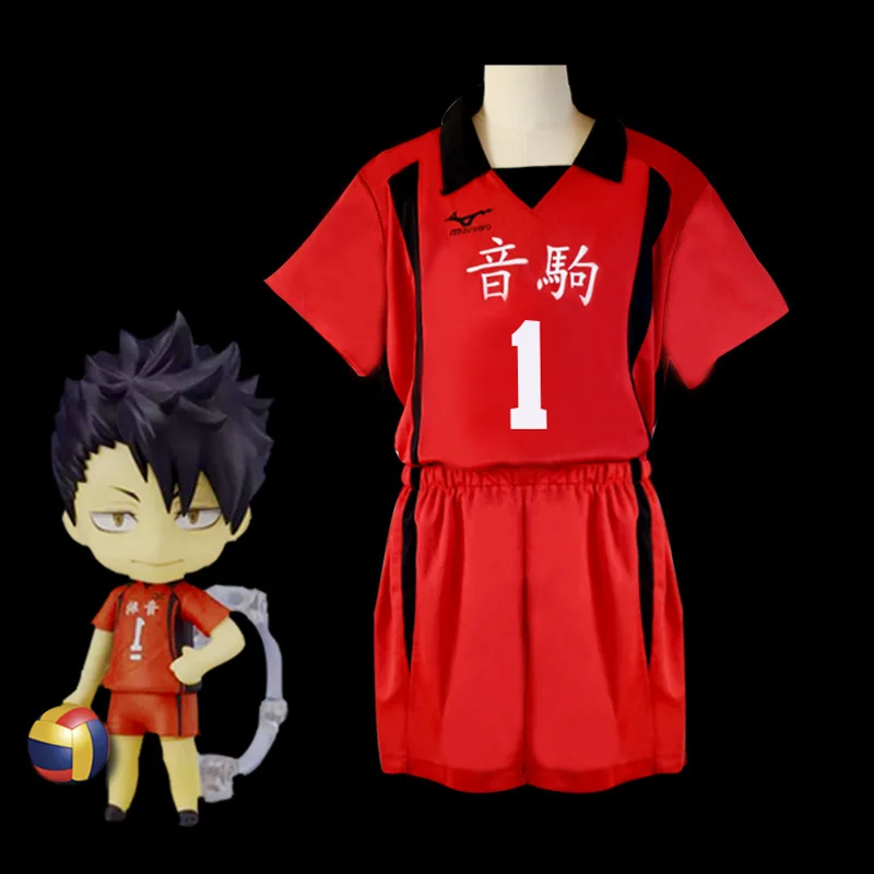

Костюм для косплея школьницы Nekoma #5 1 Kenma Kozume Kuroo Tetsuro, Haikiyu, волейбол, команда Джерси, Спортивная форма