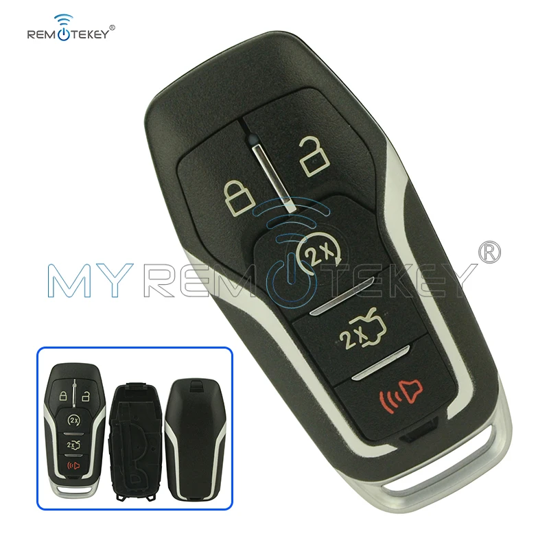 Смарт чехол для дистанционного ключа 5 кнопок 164 R7989 Ford Edge Explorer Fusion 2015 2016 2017|Ключ от