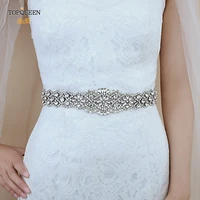 topqueen s161c wedding dresses belt for girls rhinestone silver sash bridesmaid belt for dress women dress belt satin belt
