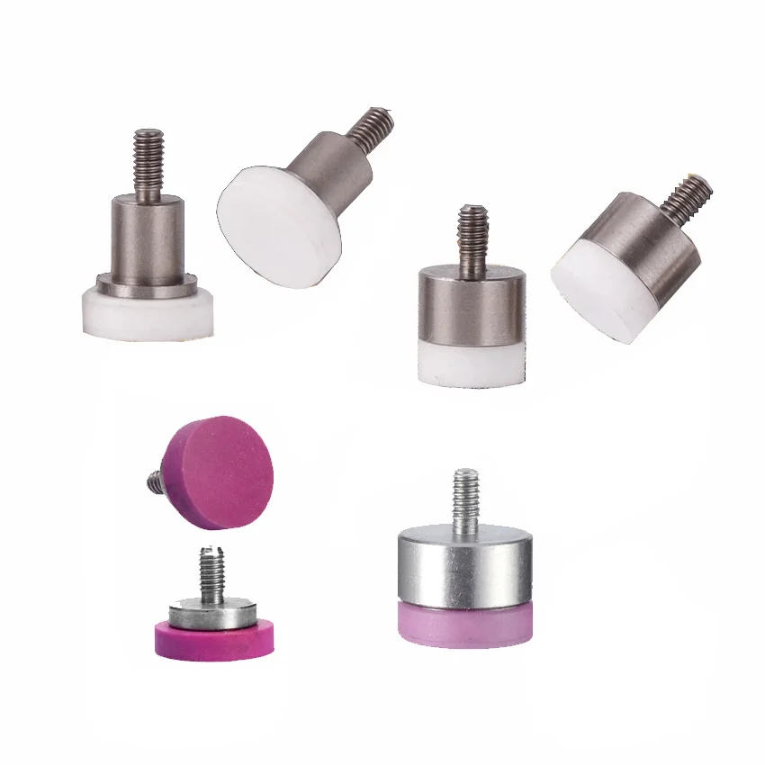 M2.5 Thread Ceramics Flat Plane Contact Pointed Indicator Probe for Digital or Dial Indicators Height Gauge red and white | Инструменты