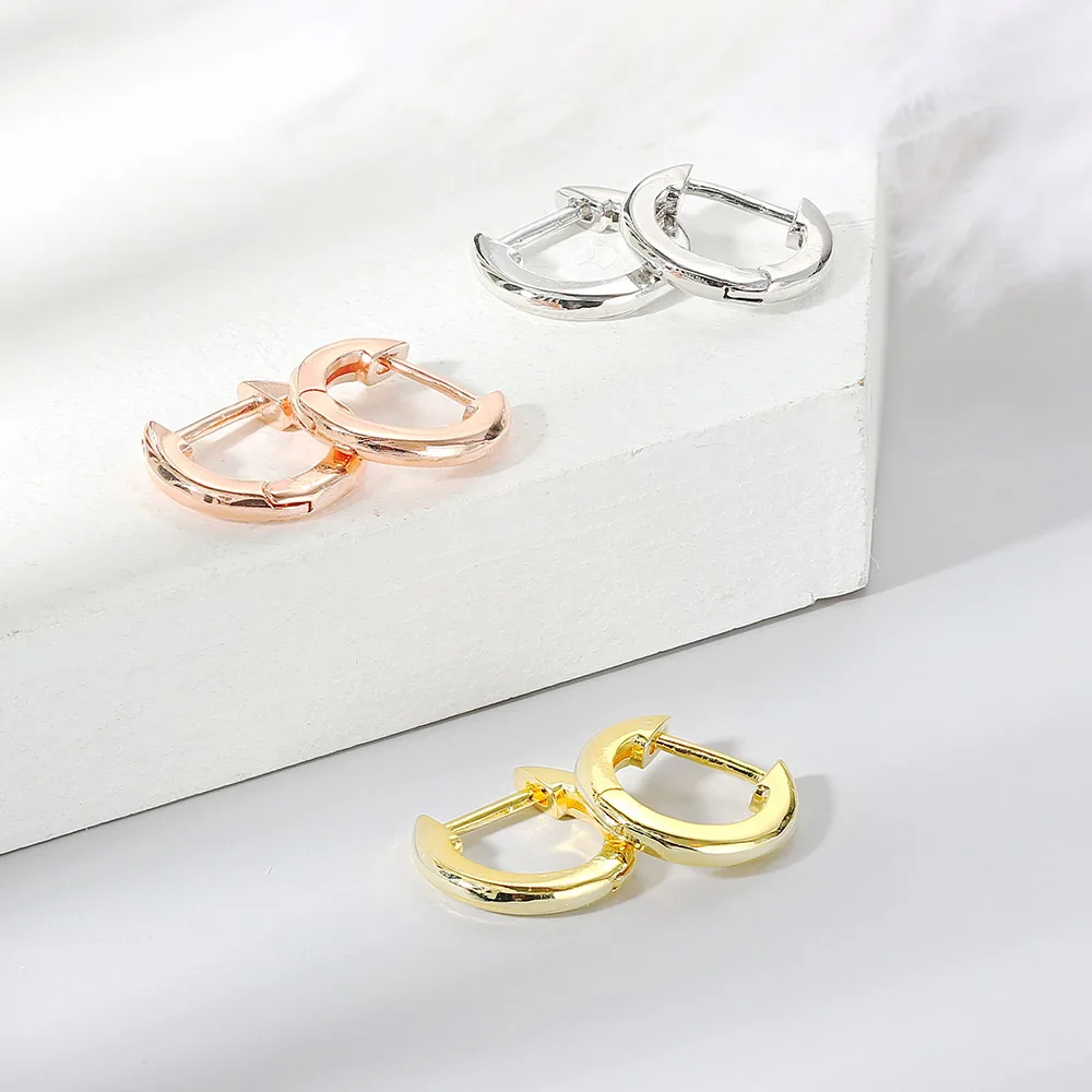 Минималистичные серьги-кольца для женщин и мужчин раньше серьги в стиле хип-хоп