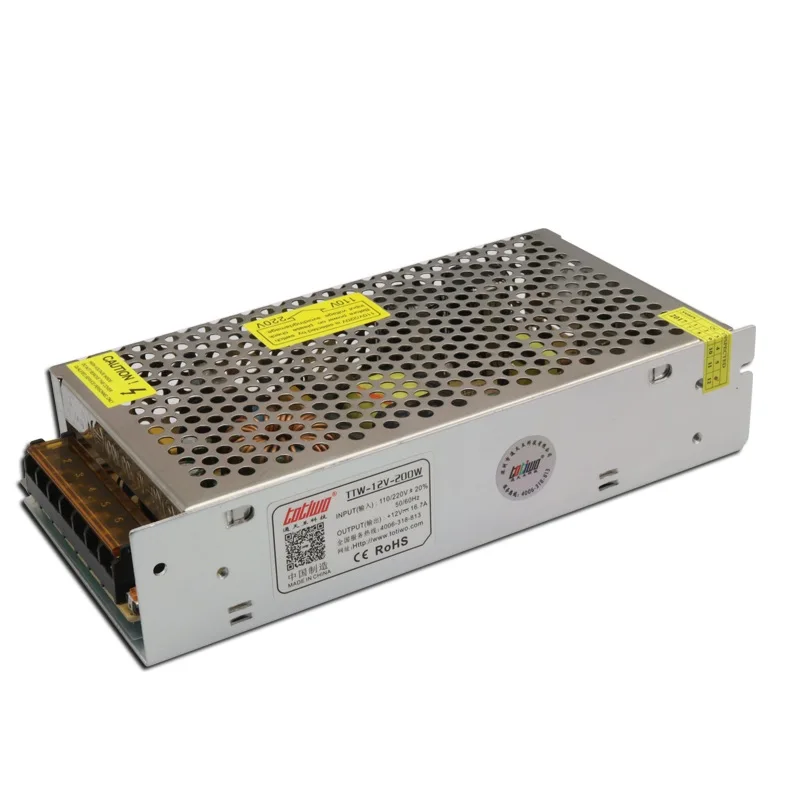 TOTIWO AC DC 12V 24V Переключая Питание светодиодный импульсный источник питания 50 Вт 100W 150W 200W 250W 300W 350W 400W 500W 600W 1000W 1200W 1500W