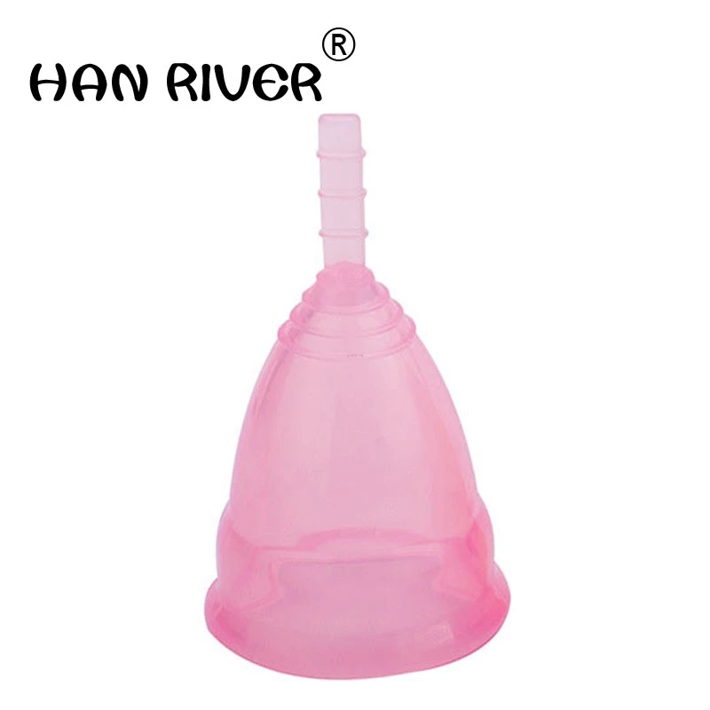 Женские многоразовые Медицинские силиконовые менструальные чашки женственная