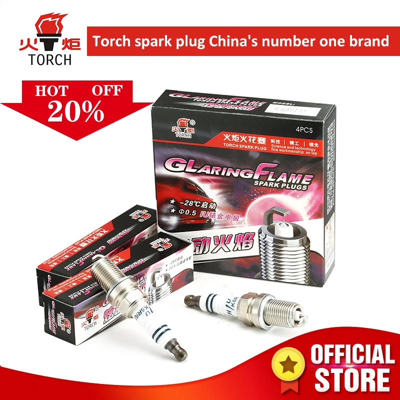 4 шт/6 шт Иридиевые свечи зажигания TORCH